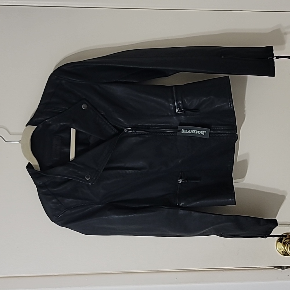 NWT! Blanknyc black vegan leather jacket